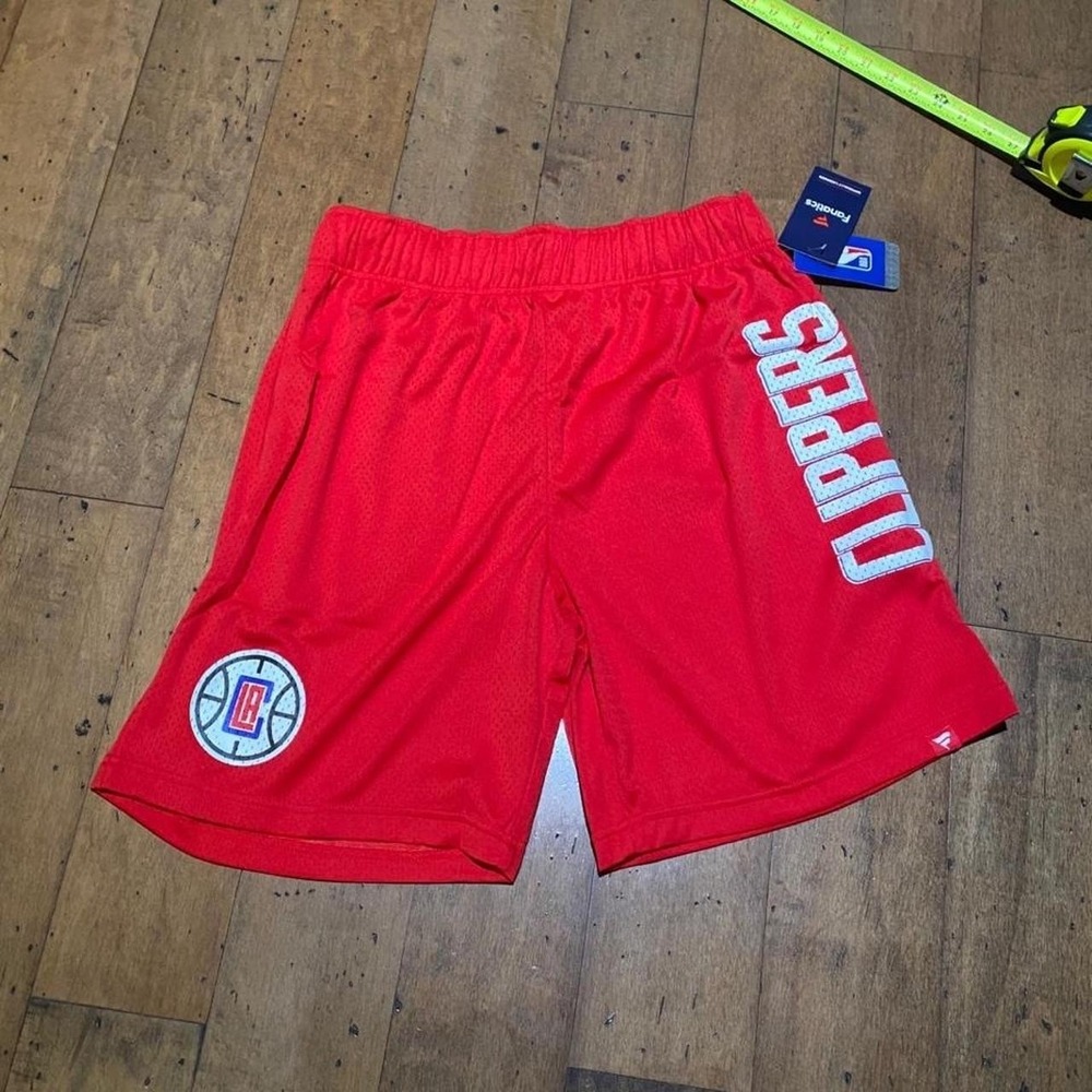 Fanatics‎ LA Clippers red shorts Size L